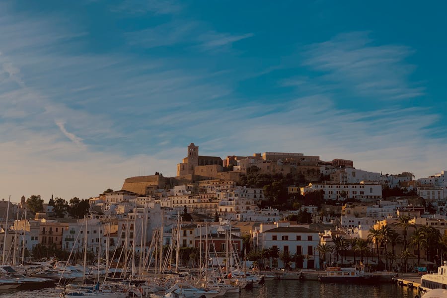 Puerto de Ibiza desde el mar