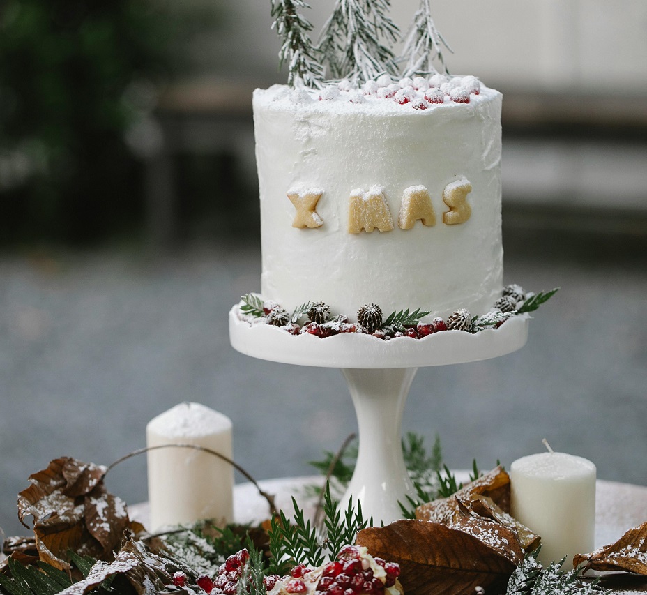 Pastel de Navidad.
