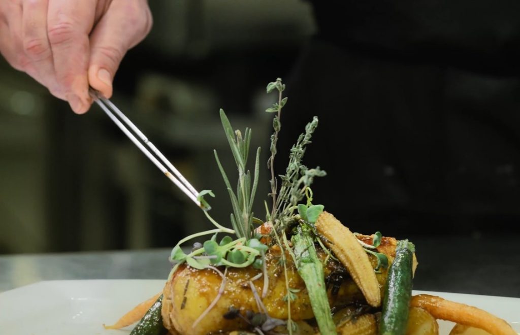 Plato del restaurante EBUSUS- IBIZA