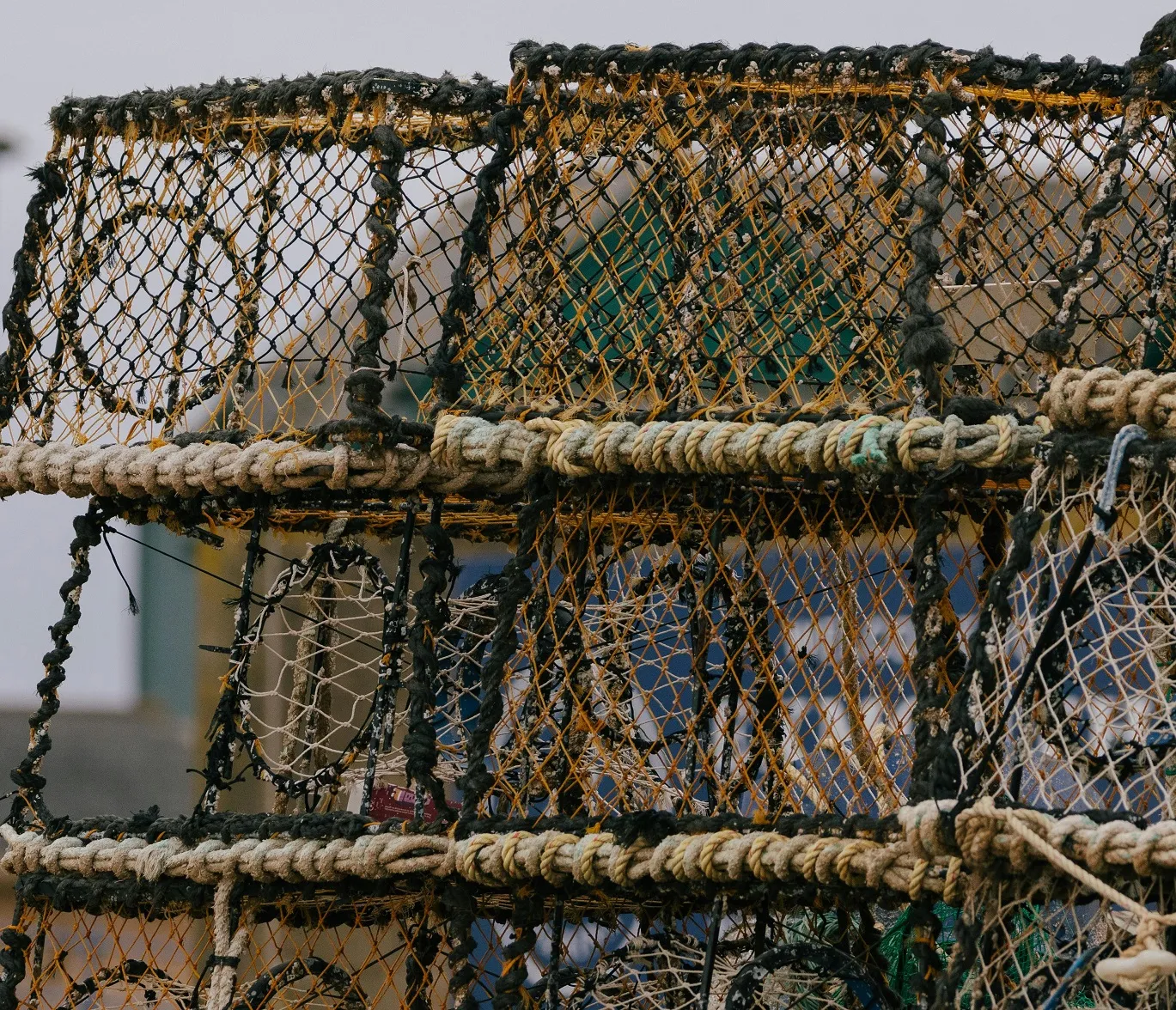 Redes de pesca, que ilustra el post de tradición marinera